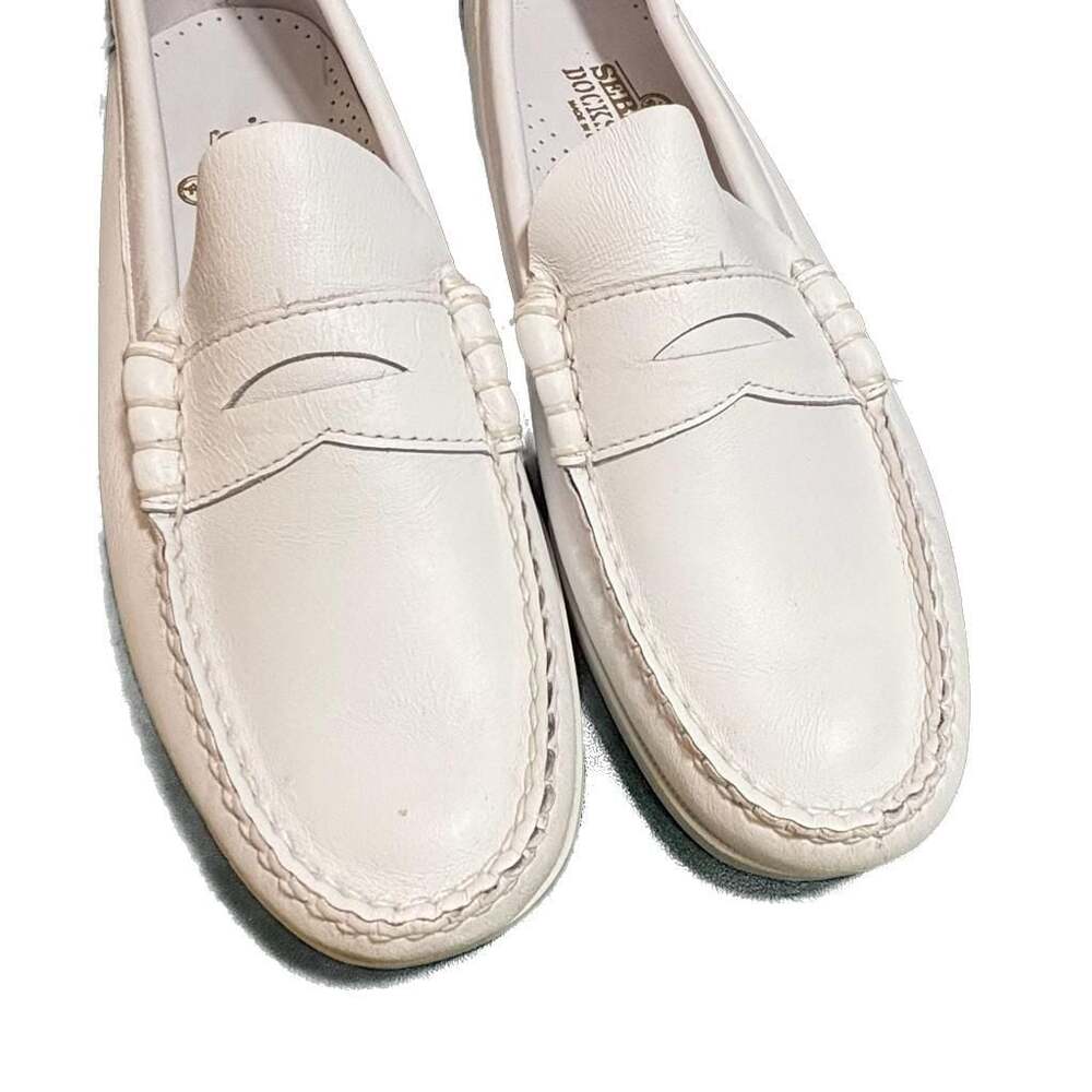 Sebago Mens Dan Polaris RGB White Loafers & Slip Ons Penny Shoes Size 9.5 - Picture 2 of 12